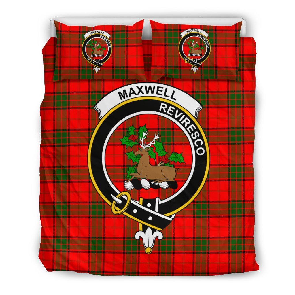 Maxwell Tartan Crest Bedding Set