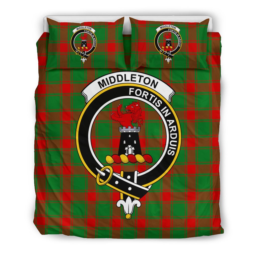 Middleton Family Tartan Crest Bedding Set