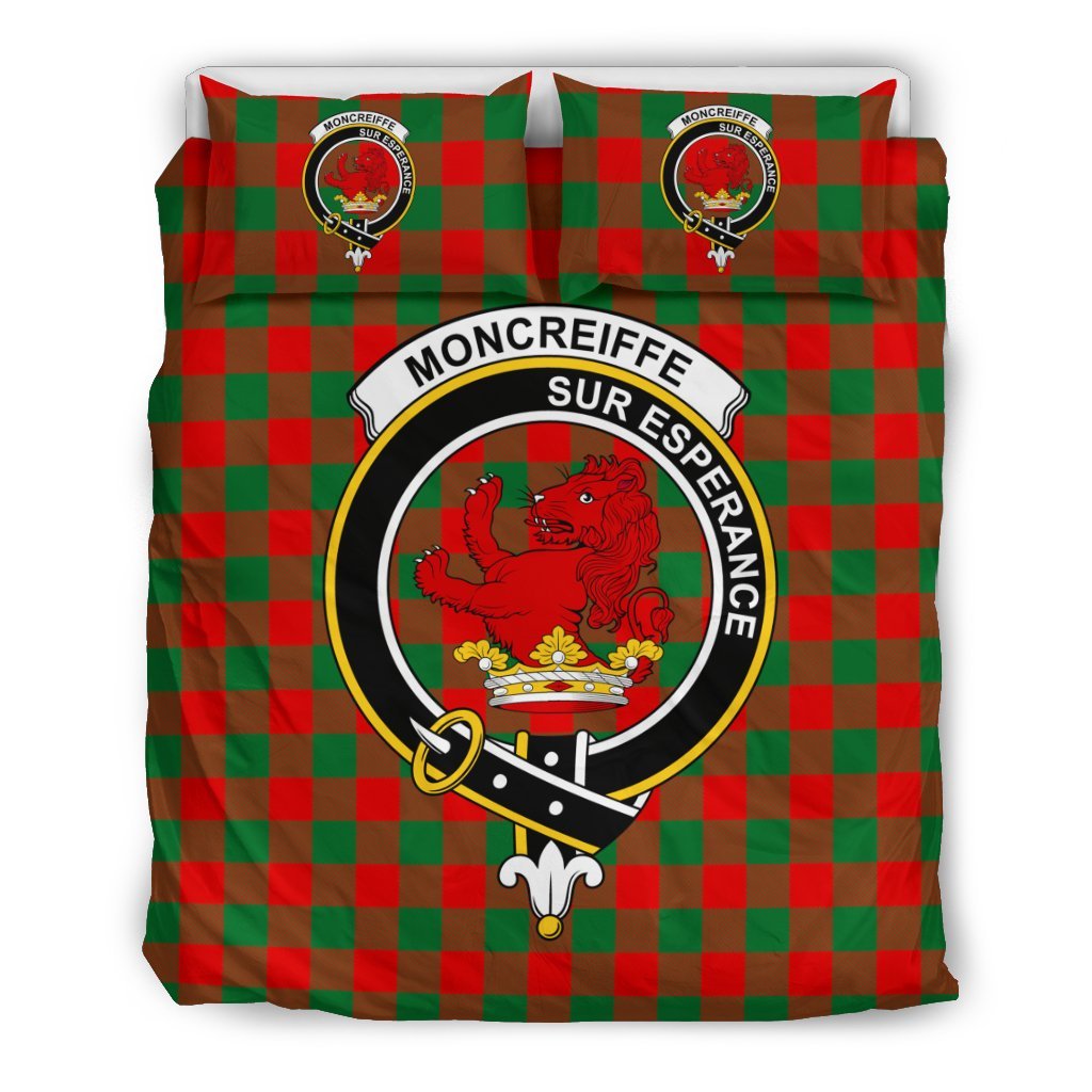 Moncreiffe (Or Moncreiff) Family Tartan Crest Bedding Set