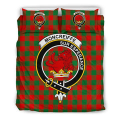 Moncreiffe (Or Moncreiff) Family Tartan Crest Bedding Set