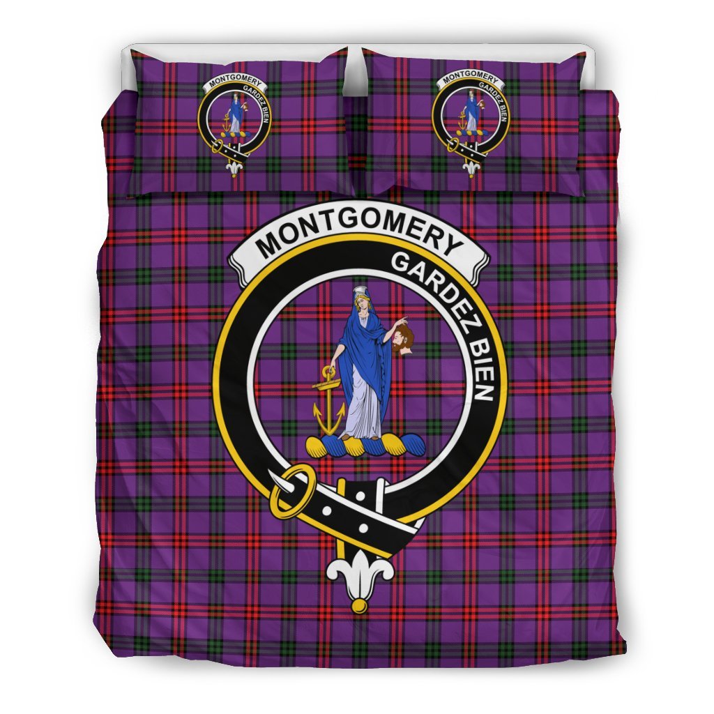 Montgomery Tartan Crest Bedding Set