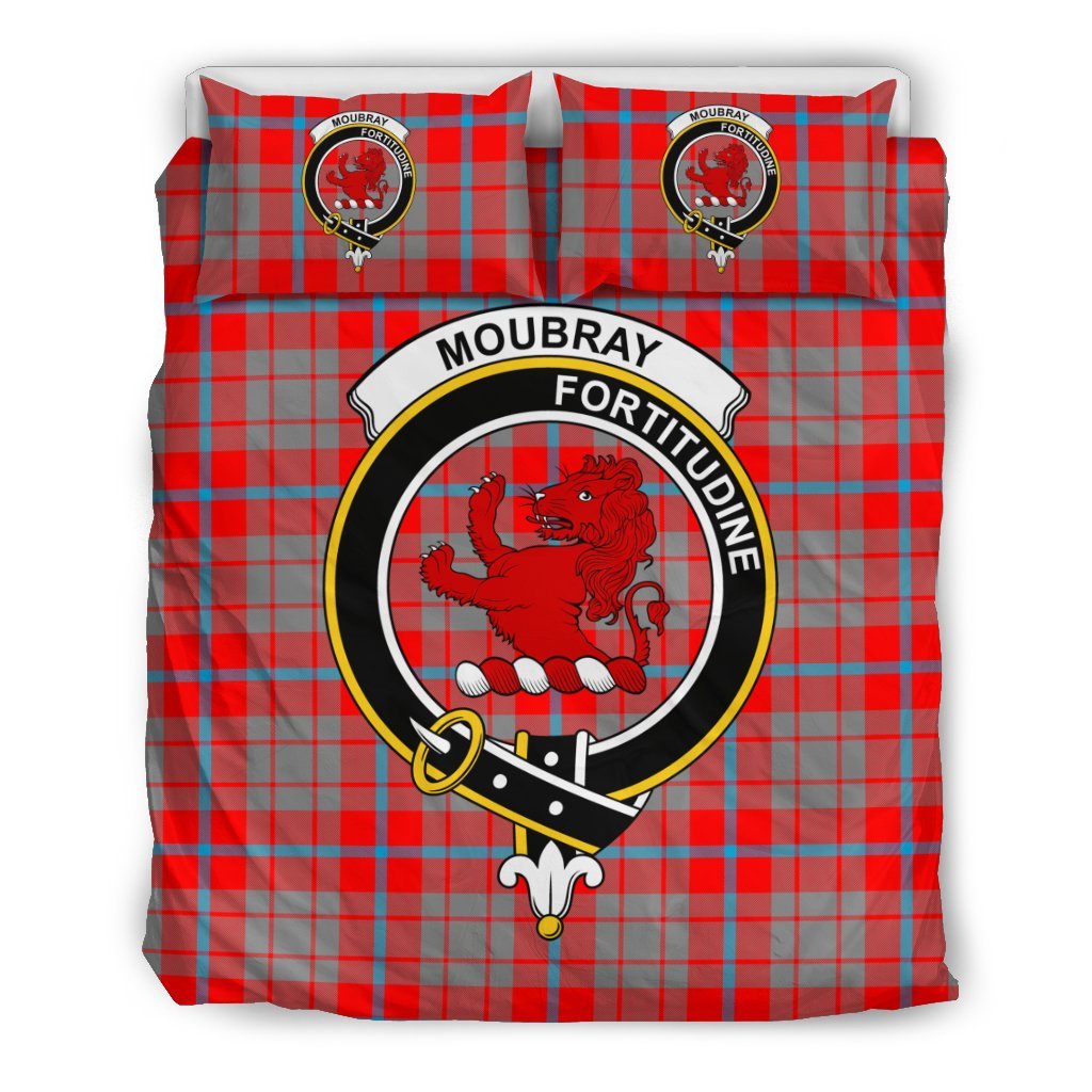 Moubray Family Tartan Crest Bedding Set