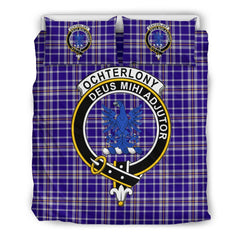 Ochterlony Family Tartan Crest Bedding Set