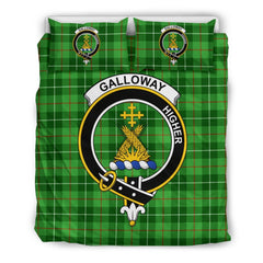 Galloway Family Tartan Crest Bedding Set