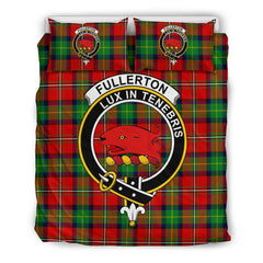 Fullerton Family Tartan Crest Bedding Set