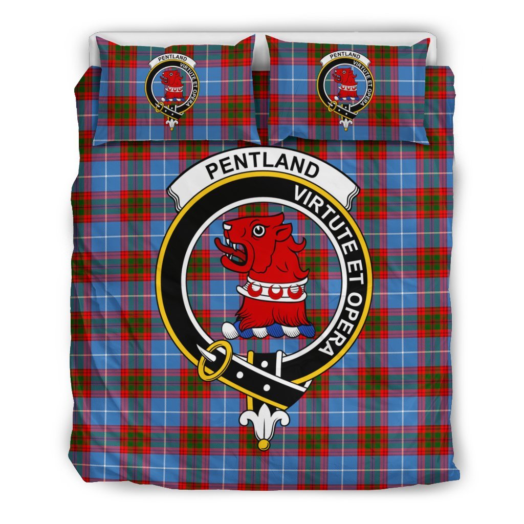 Pentland Family Tartan Crest Bedding Set