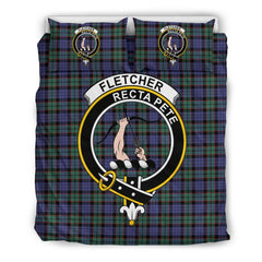 Fletcher Family Tartan Crest Bedding Set