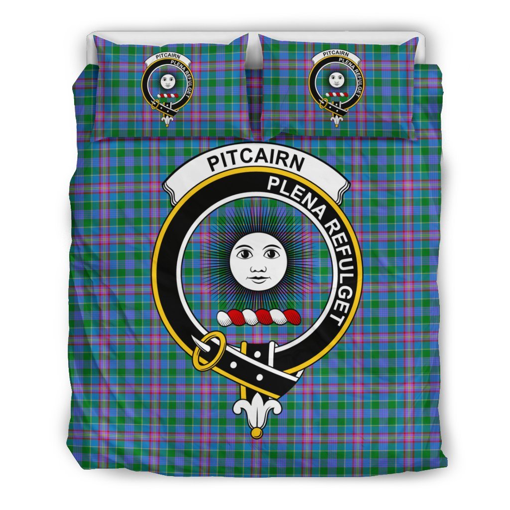 Pitcairn Family Tartan Crest Bedding Set