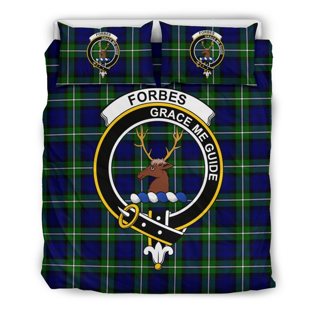 Forbes Tartan Crest Bedding Set