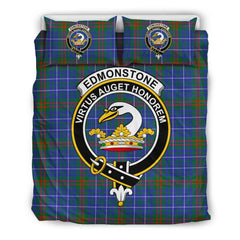 Edmonstone (Of Duntreath) Family Tartan Crest Bedding Set