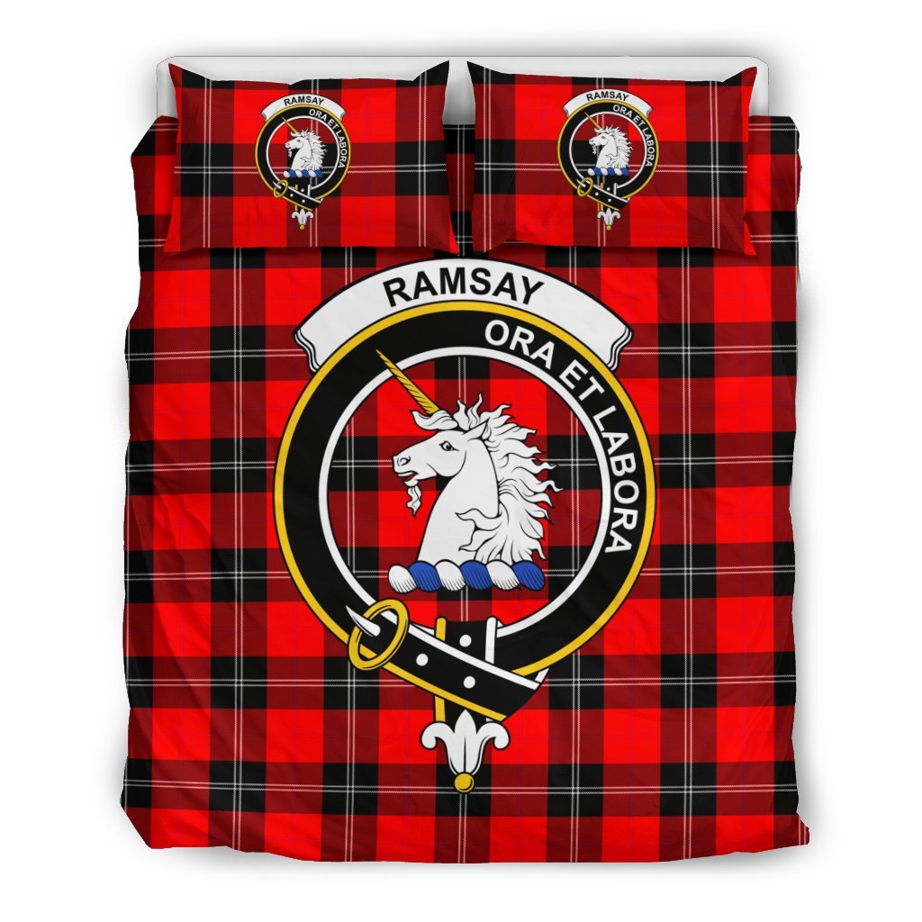 Ramsay Family Tartan Crest Bedding Set