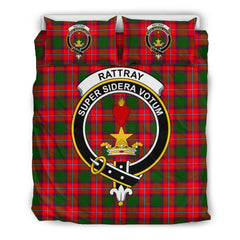 Rattray Family Tartan Crest Bedding Set