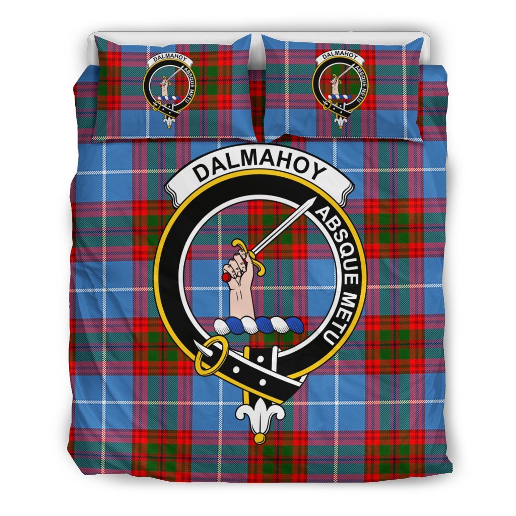 Dalmahoy Family Tartan Crest Bedding Set