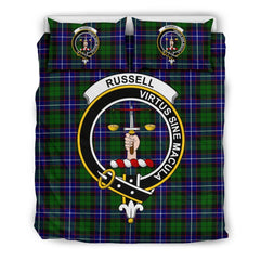 Russell Tartan Crest Bedding Set