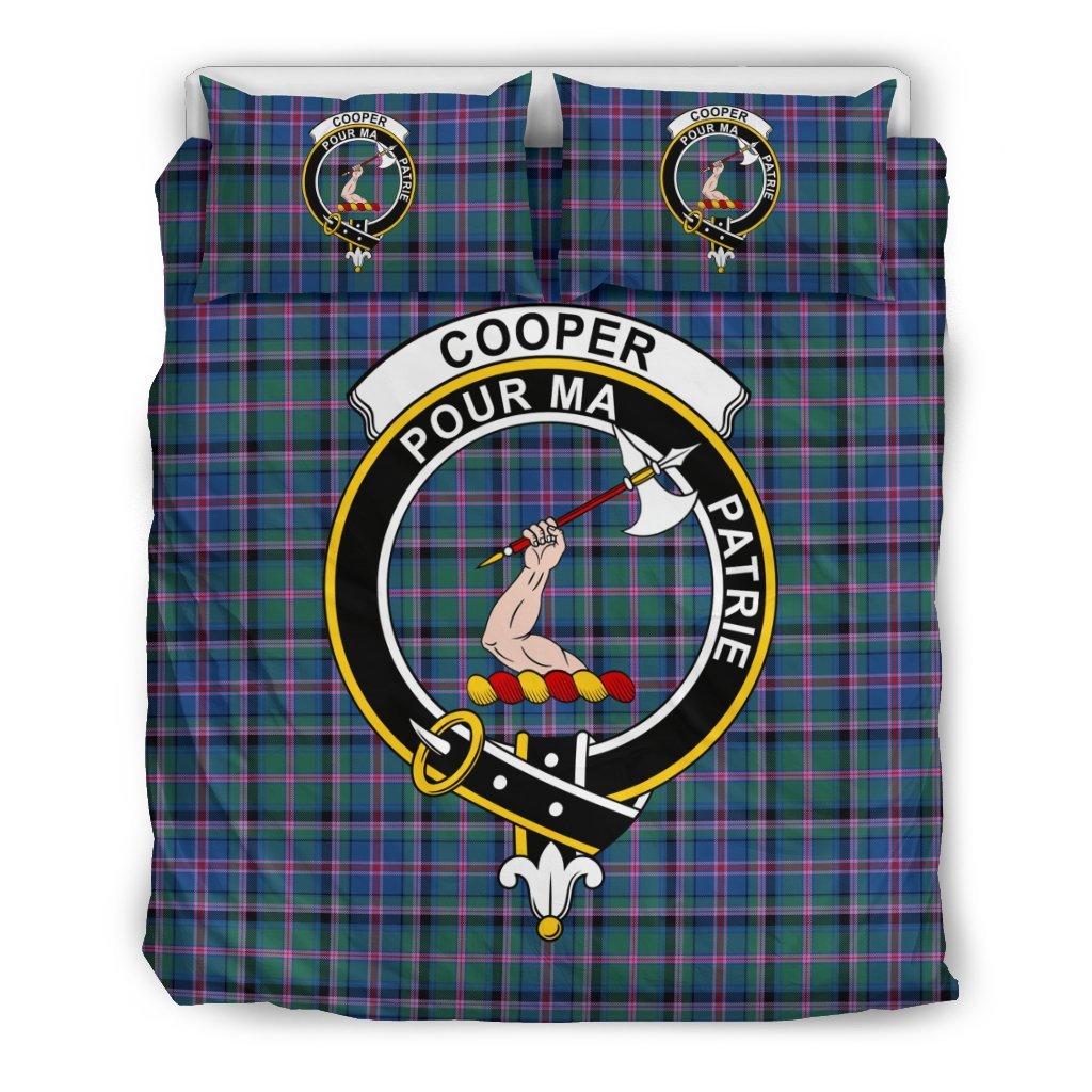 Cooper Tartan Crest Bedding Set