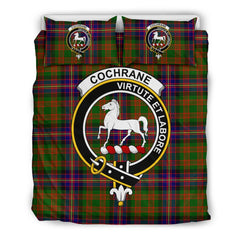 Cochrane Family Tartan Crest Bedding Set