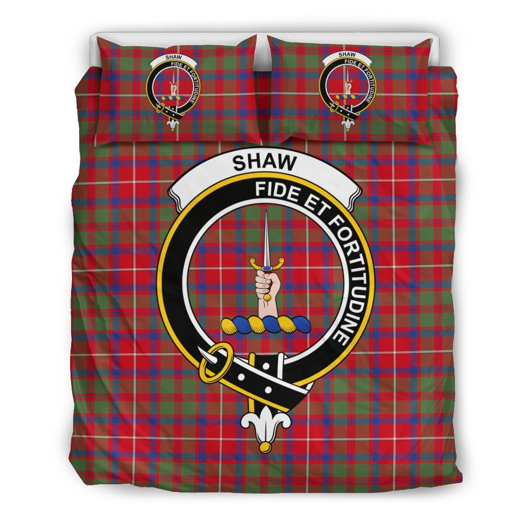 Shaw (Of Tordarroch) Family Tartan Crest Bedding Set