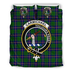 Carmichael Family Tartan Crest Bedding Set