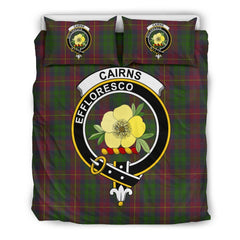 Cairns Family Tartan Crest Bedding Set