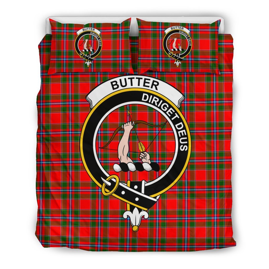 Butter Family Tartan Crest Bedding Set