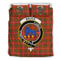 Bruce Family Tartan Crest Bedding Set