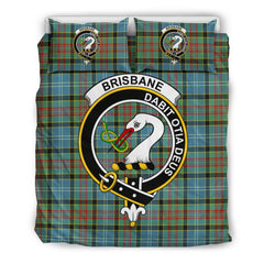 Brisbane Family Tartan Crest Bedding Set