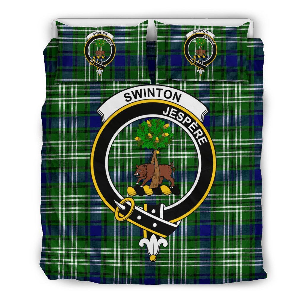 Swinton Family Tartan Crest Bedding Set