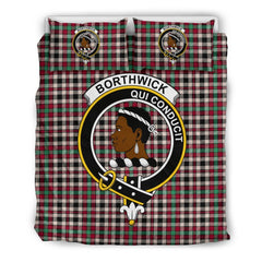 Borthwick Family Tartan Crest Bedding Set