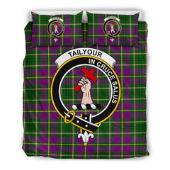 Tailyour (Or Taylor) Tartan Crest Bedding Set