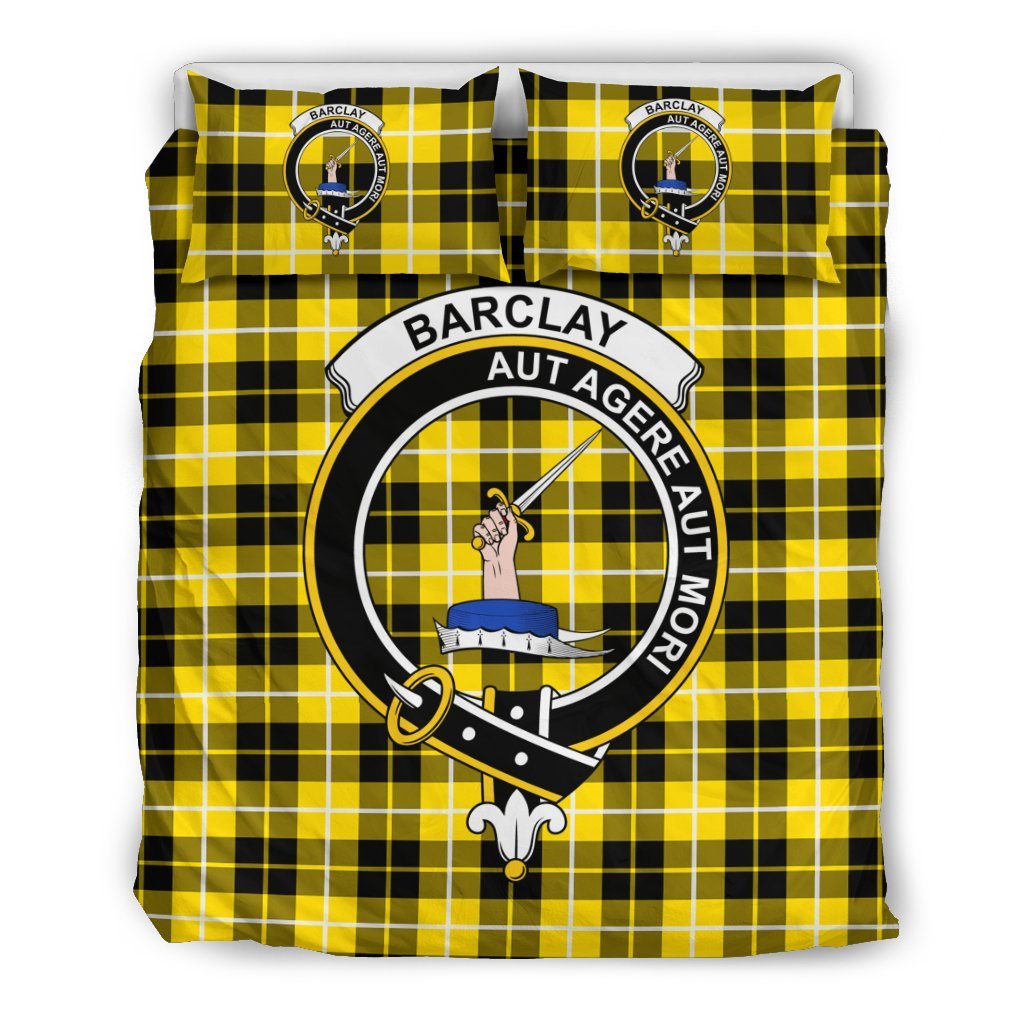 Barclay Family Tartan Crest Bedding Set