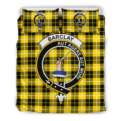 Barclay Family Tartan Crest Bedding Set