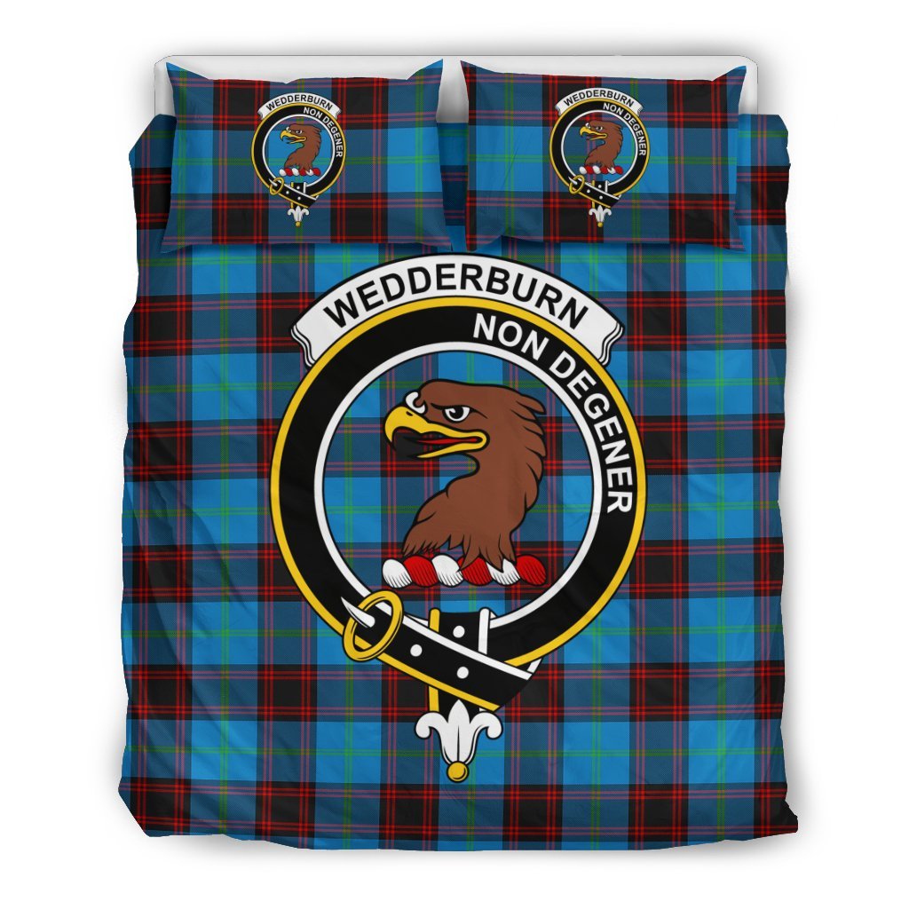 Wedderburn Tartan Crest Bedding Set