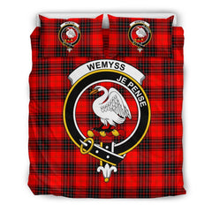 Wemyss Family Tartan Crest Bedding Set