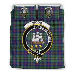 Wood Family Tartan Crest Bedding Set