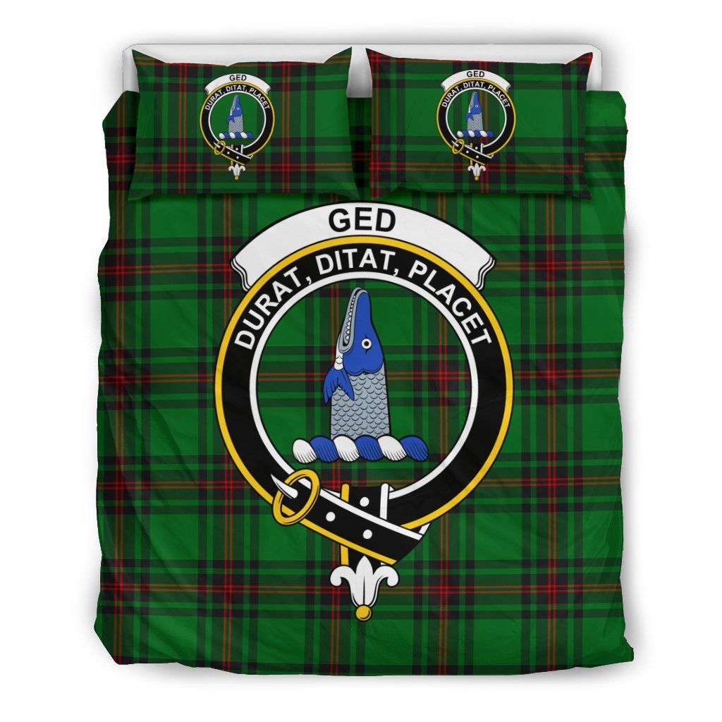 Ged Family Tartan Crest Bedding Set