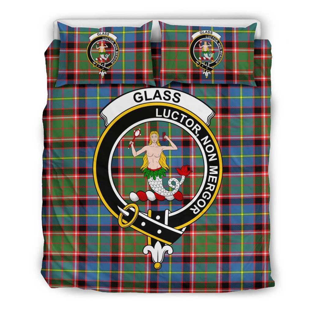 Glass Family Tartan Crest Bedding Set