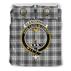 Glendinning Family Tartan Crest Bedding Set