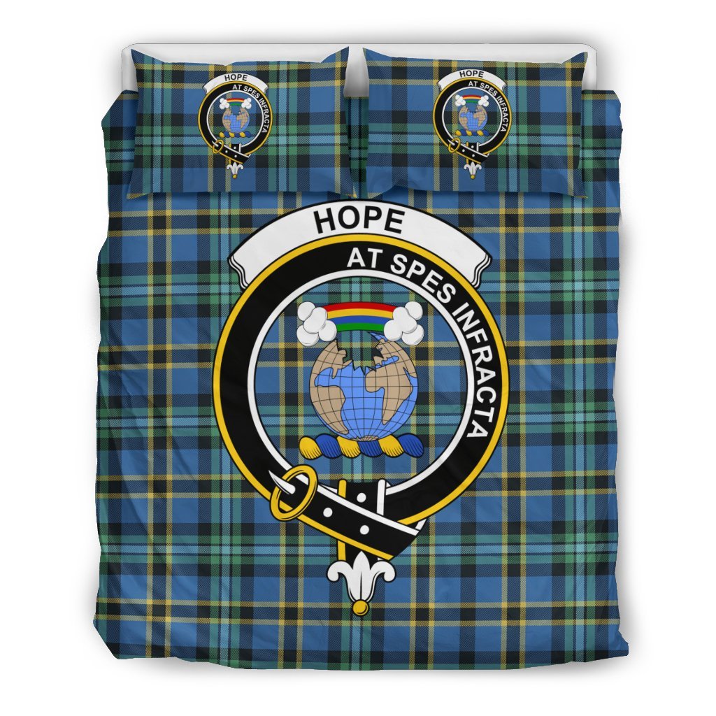 Hope Family Tartan Crest Bedding Set