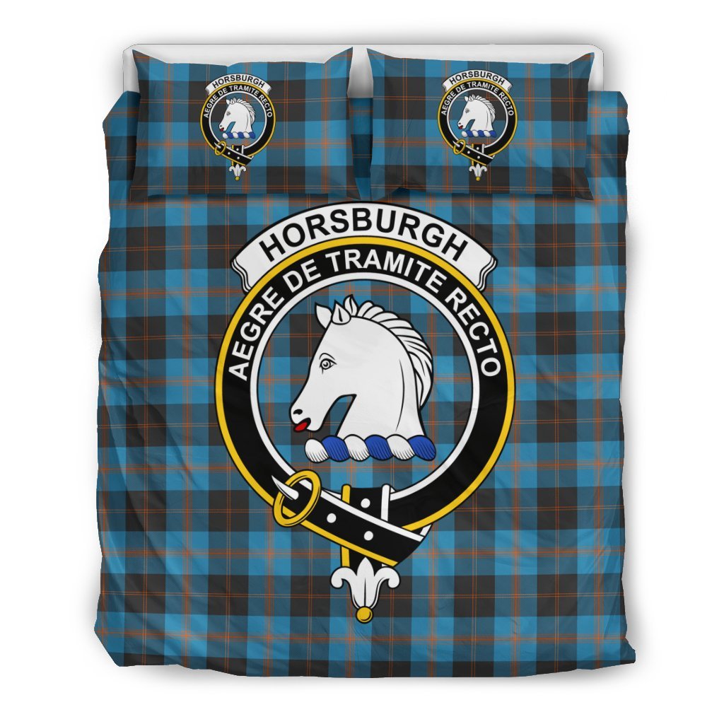 Horsburgh Family Tartan Crest Bedding Set