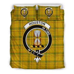 Houston Family Tartan Crest Bedding Set