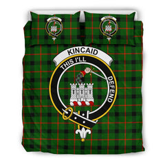 Kincaid Family Tartan Crest Bedding Set