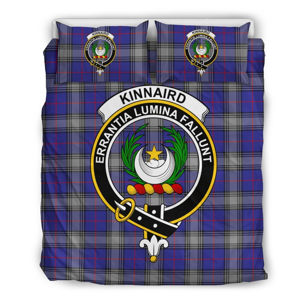 Kinnaird Family Tartan Crest Bedding Set