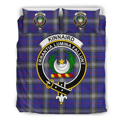 Kinnaird Family Tartan Crest Bedding Set