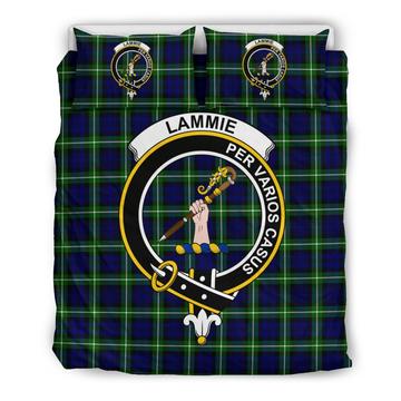 Lammie Family Tartan Crest Bedding Set