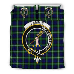 Lammie Family Tartan Crest Bedding Set