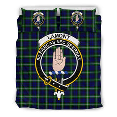 Lamont Modern Tartan Crest Bedding Set