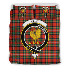 Lyle Family Tartan Crest Bedding Set