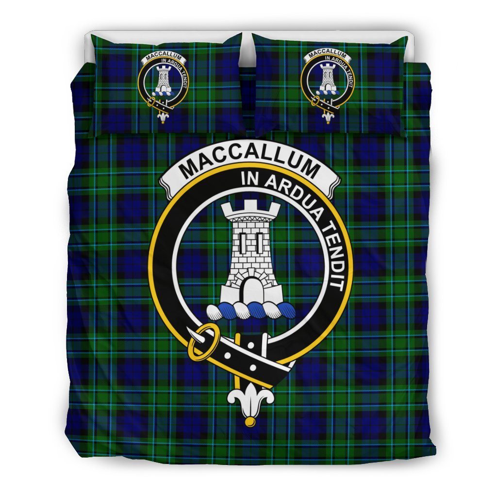 Maccallum Family Tartan Crest Bedding Set