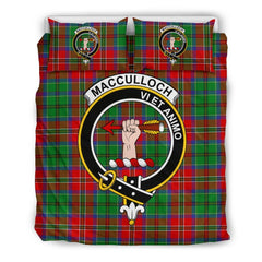 Macculloch (Mcculloch) Family Tartan Crest Bedding Set