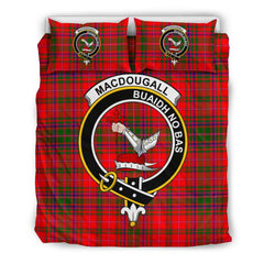 Macdougall Family Morden Tartan Crest Bedding Set